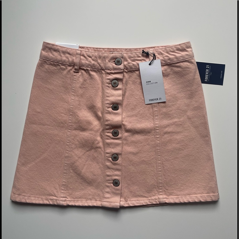 BNWT Forever 21 Button Up Skirt